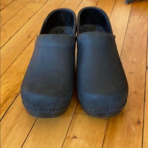 Black Dansko clogs